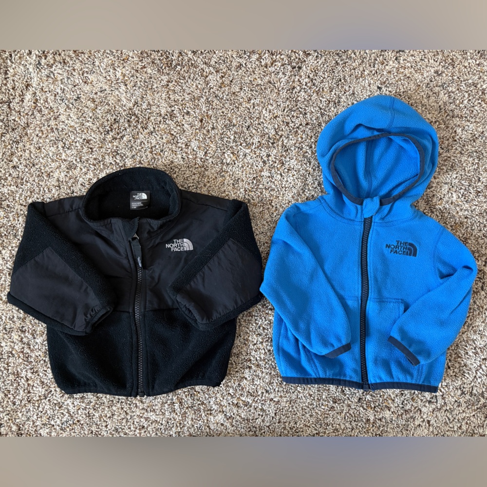 Two North Face Infant Fleece Jackets